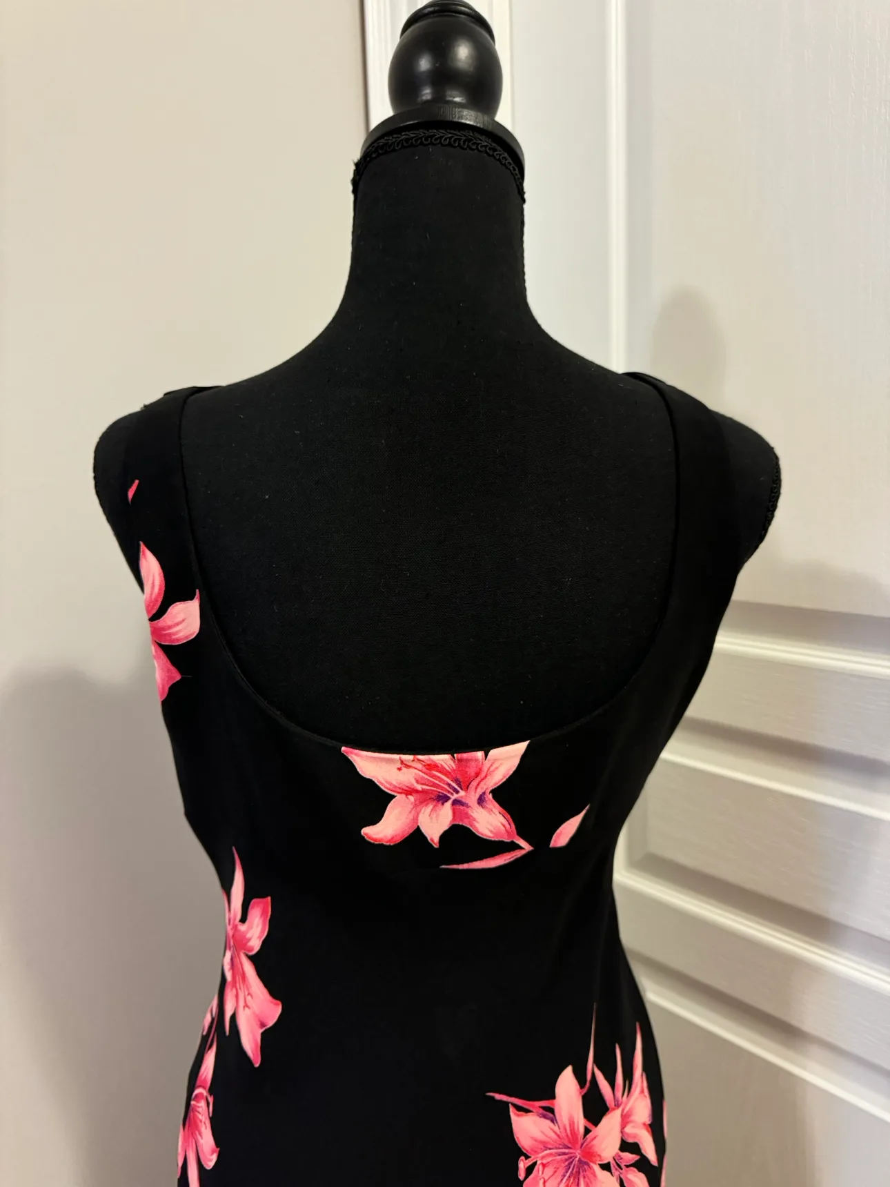 Jones New York Black Floral Cocktail Party Dress image indicator(3)