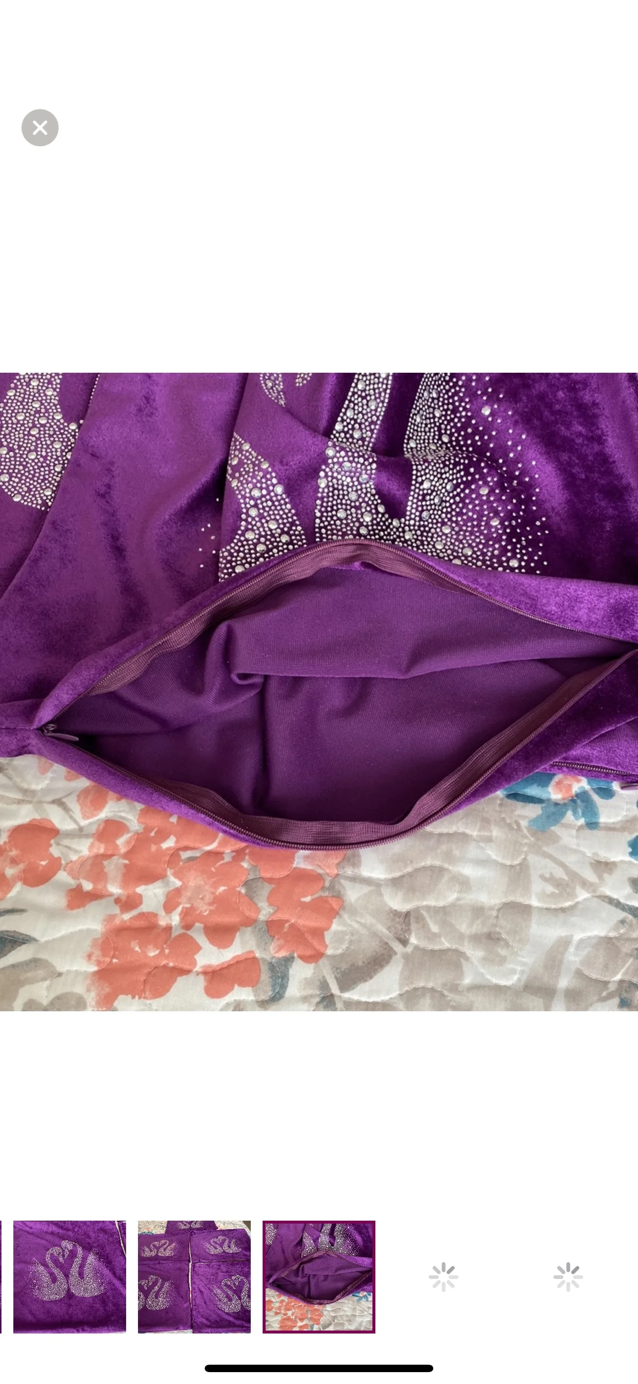 Purple Velvet Pillow Covers image indicator(5)