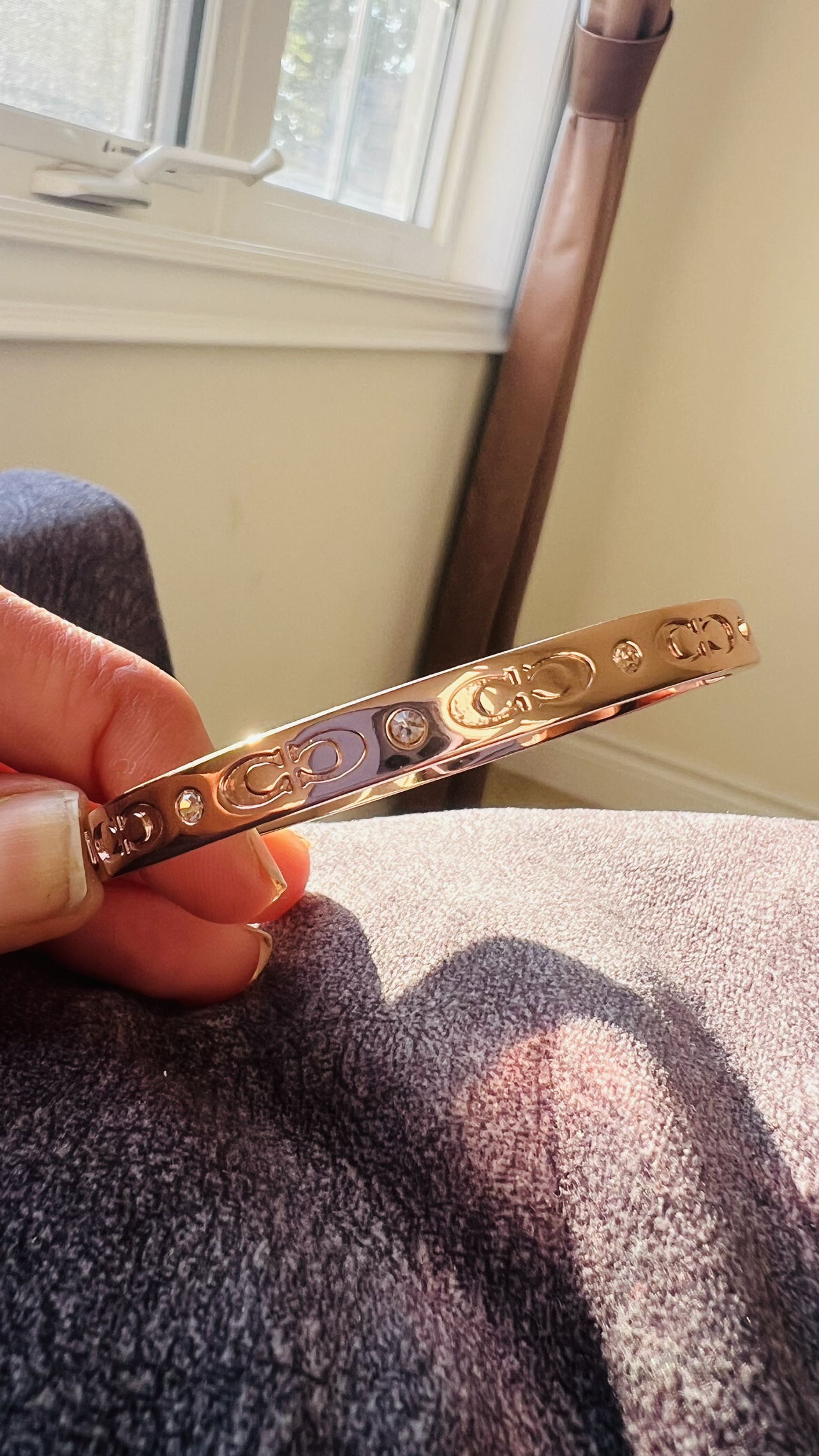 Coach Rose Gold Bangle - photo 4