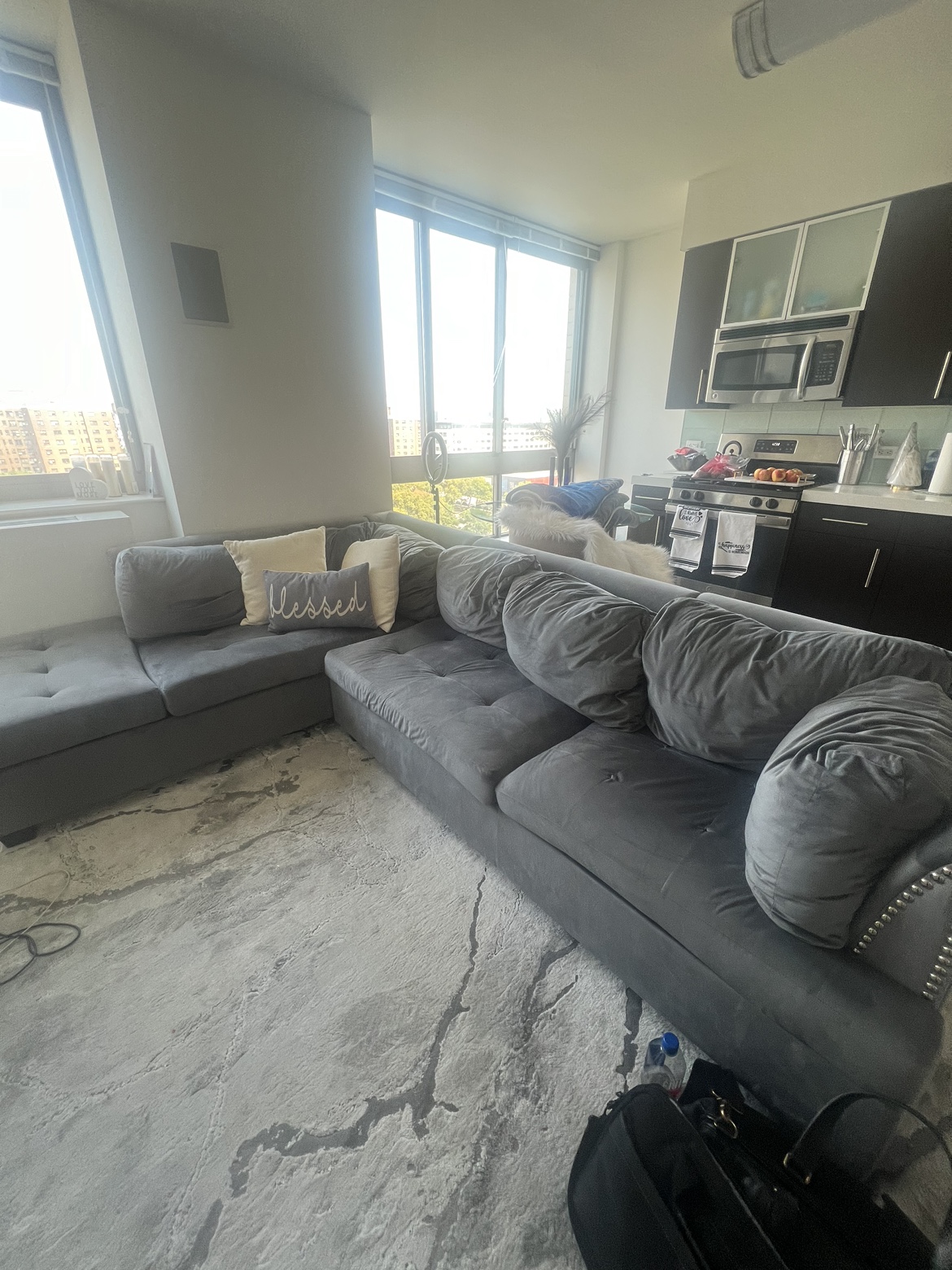 Grey Sectional Sofa