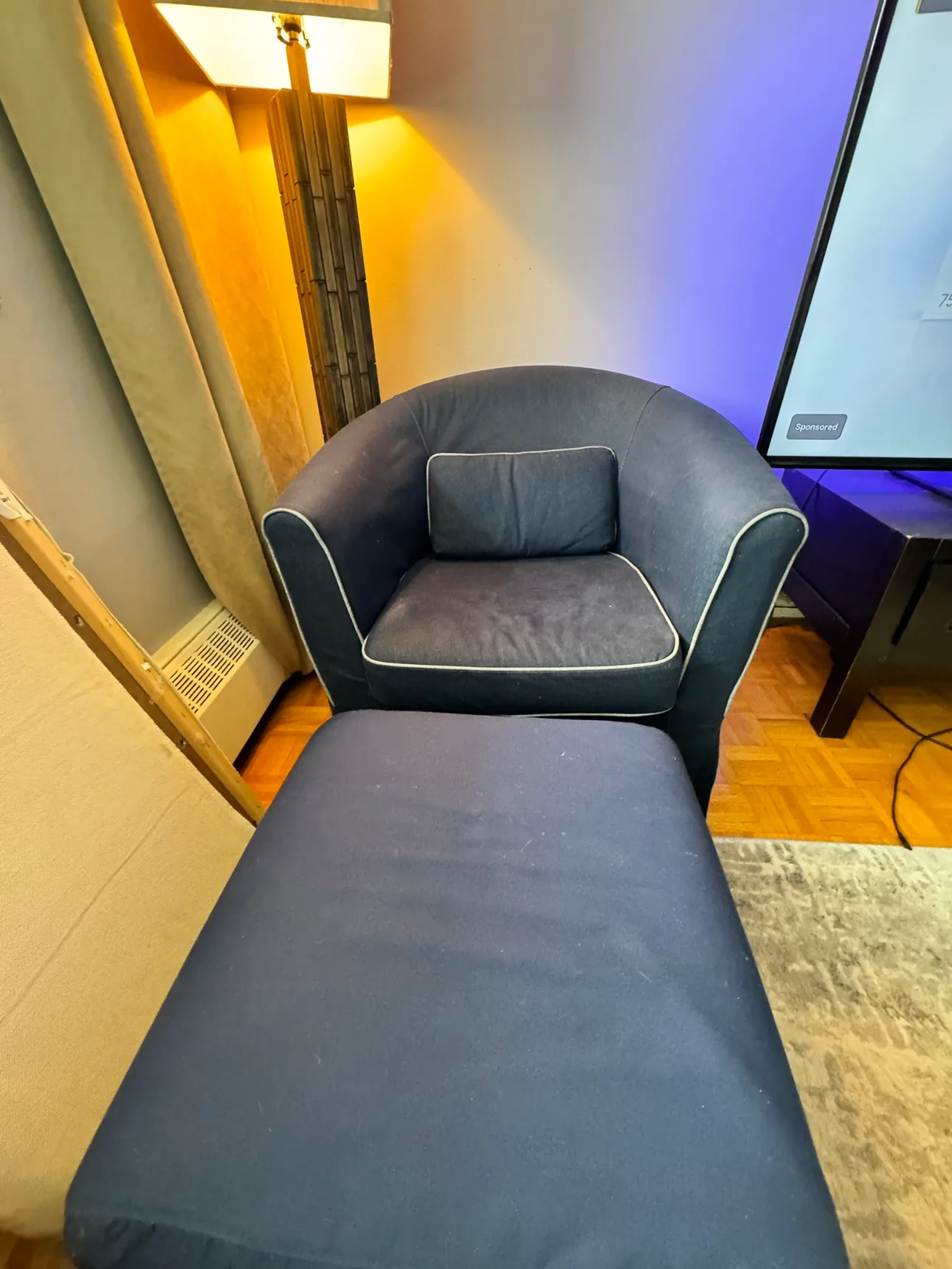 Armchair with Ottoman thumbnail