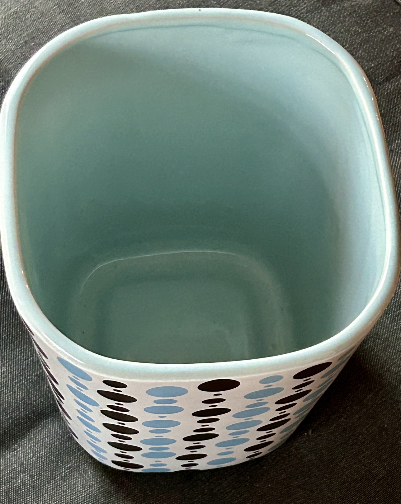Ceramic Wastebasket / Planter - photo 2