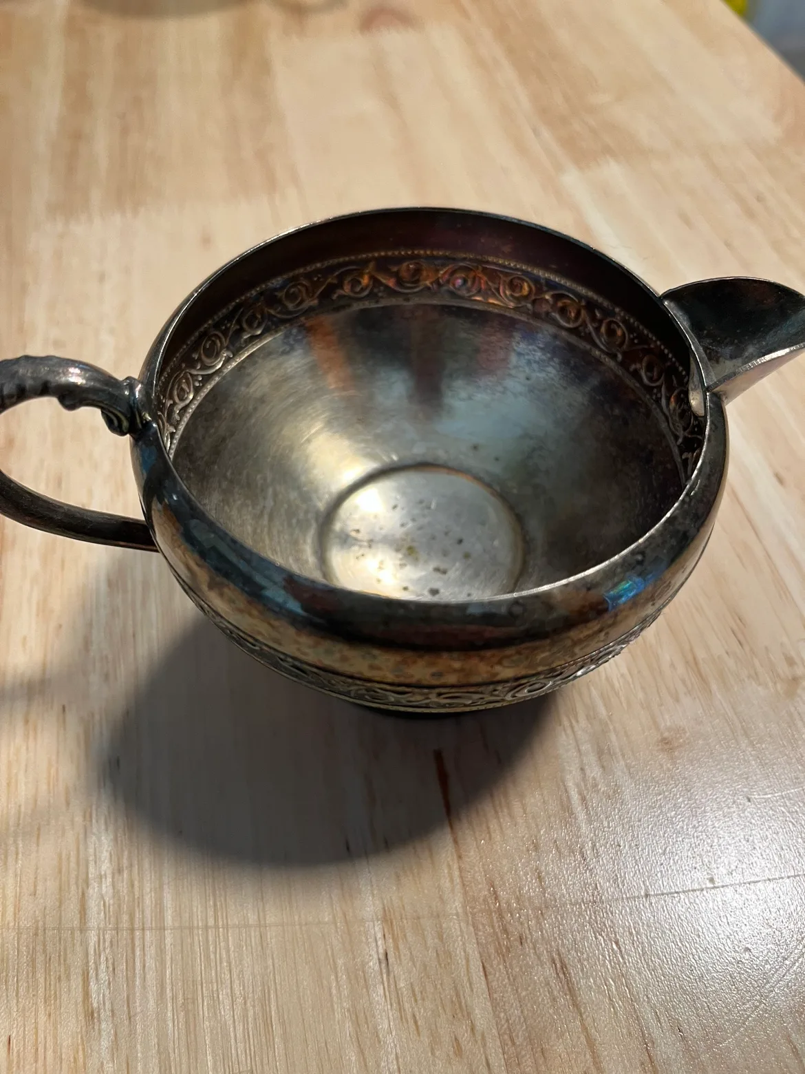Viking Plate Silver Creamer thumbnail