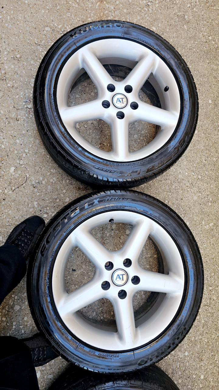 Set of 4 17 inch AT Italia Rims with Tires 5x114.3 - photo 5