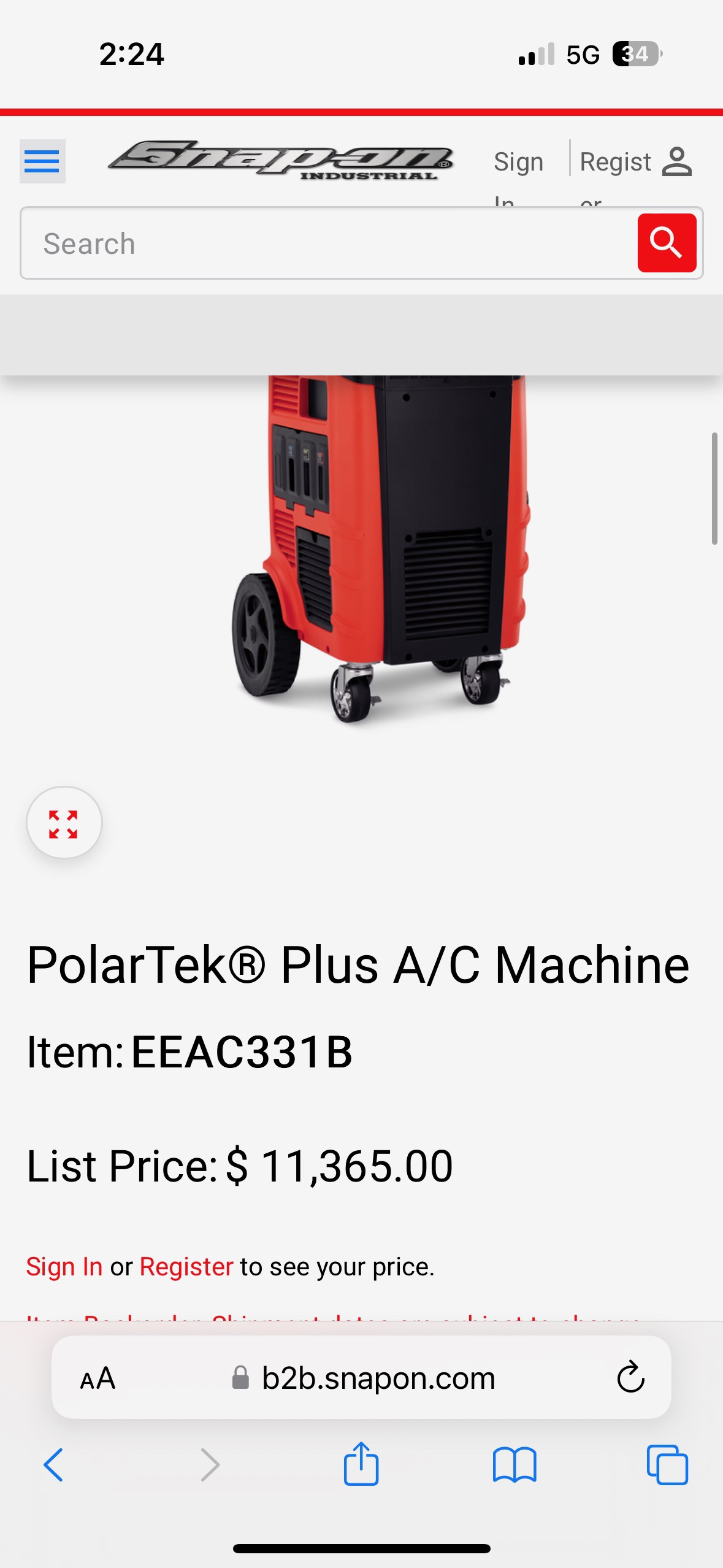 Snap on ac unit
