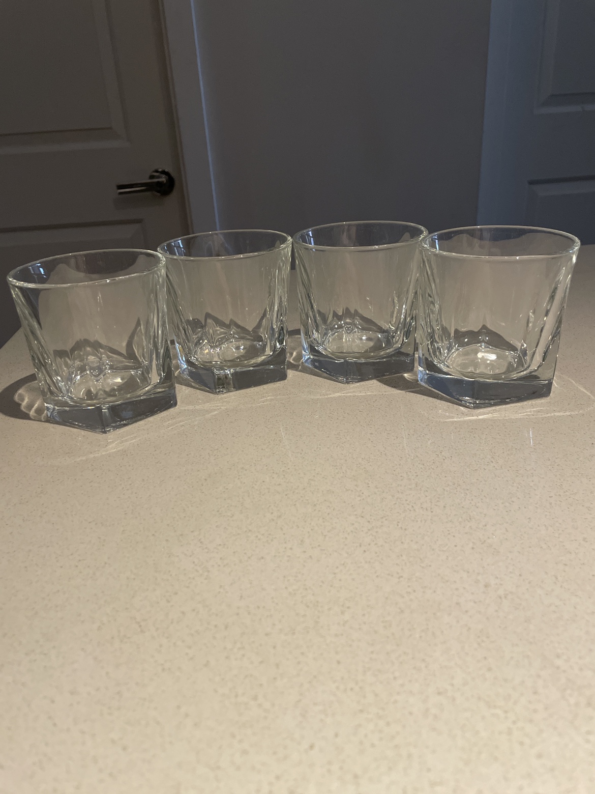 Set of 4 Glass Tumblers
