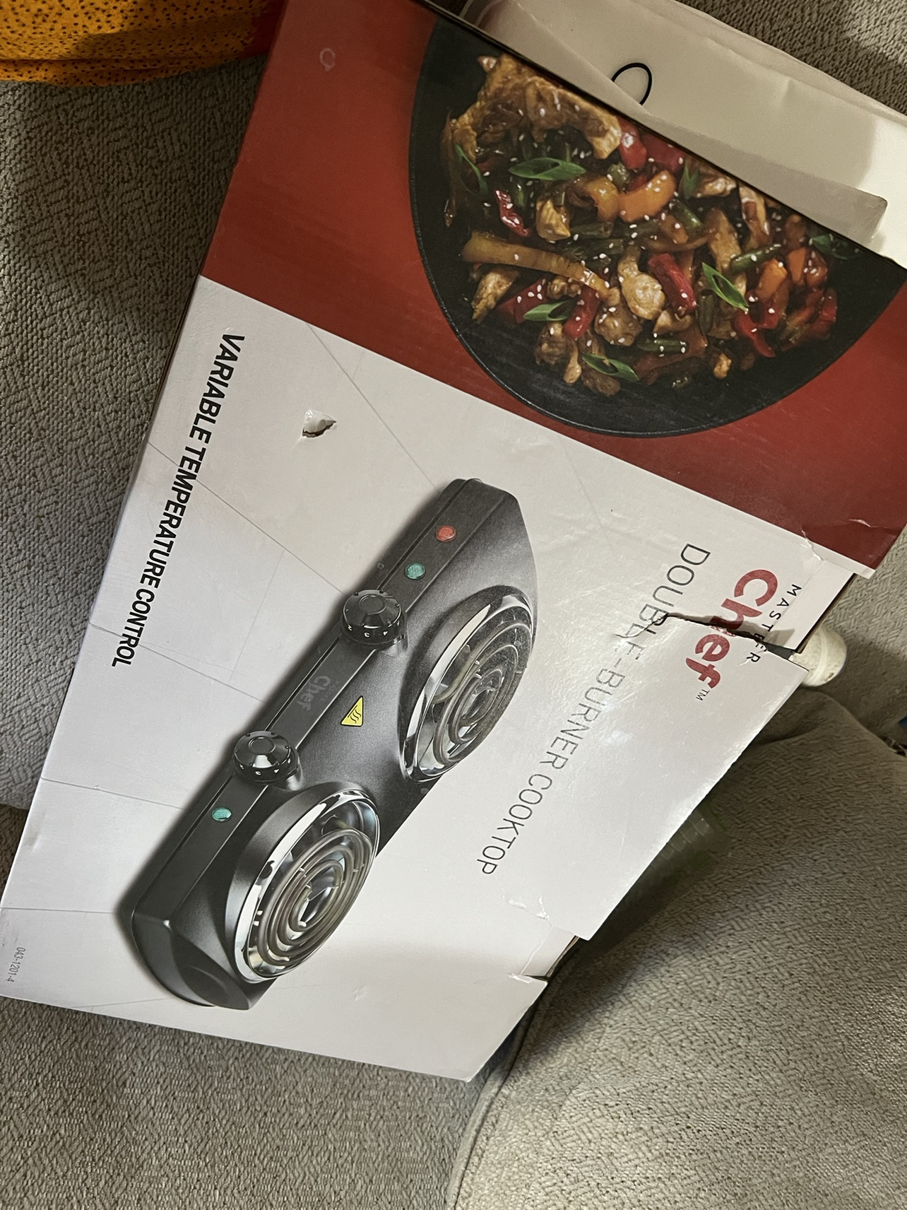 Chef Double Burner Cooktop