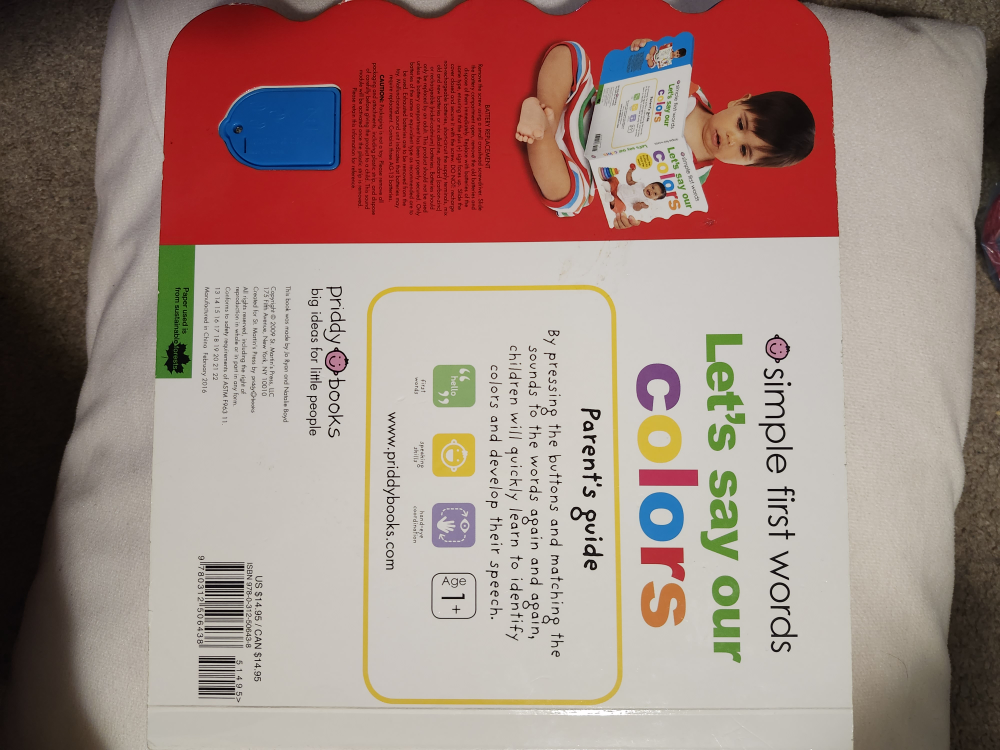Let's Say Our Colors Book #freecycle #cyclefree - photo 2