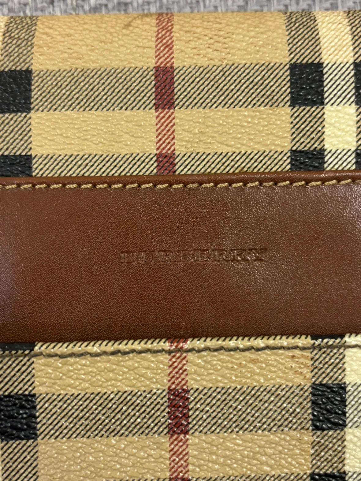 Burberry Haymarket Messenger Bag image indicator(9)
