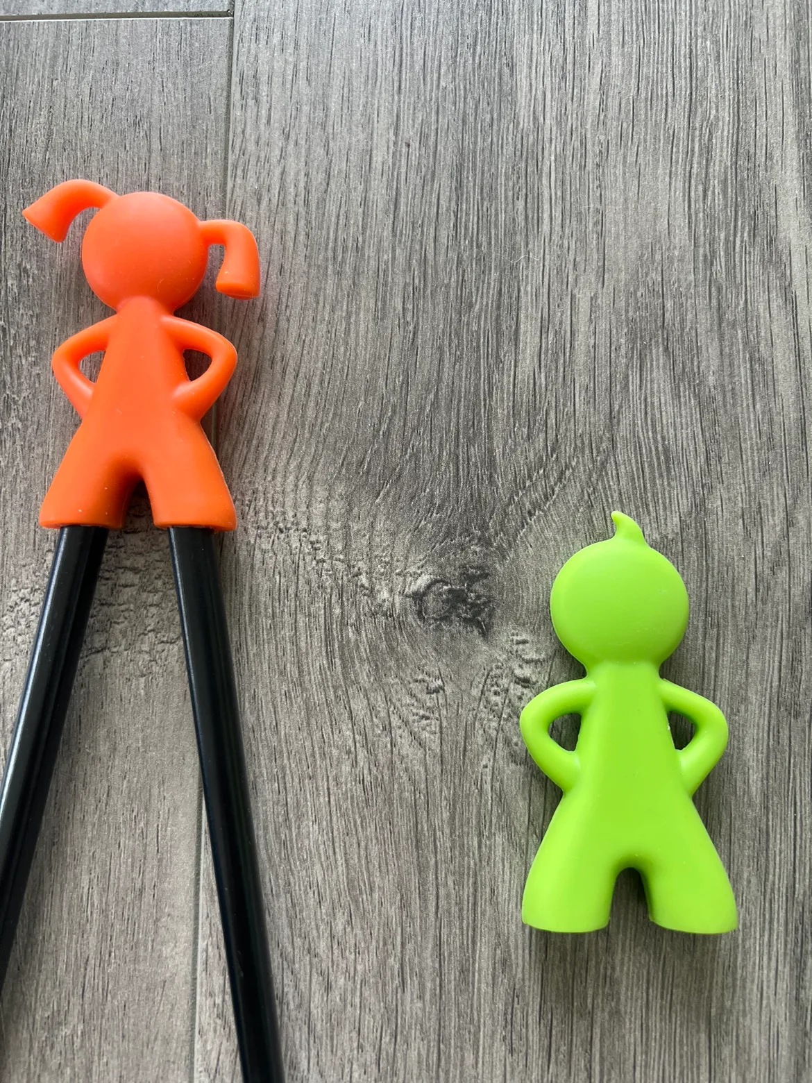 Kids Chopsticks Silicone Holder Boy / Girl image indicator(6)