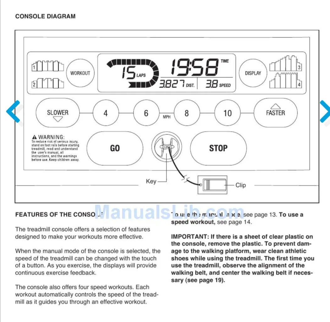 Weslo 25 Cadence Treadmill image indicator(3)