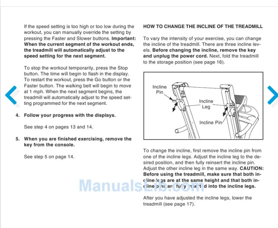 Weslo 25 Cadence Treadmill image indicator(4)