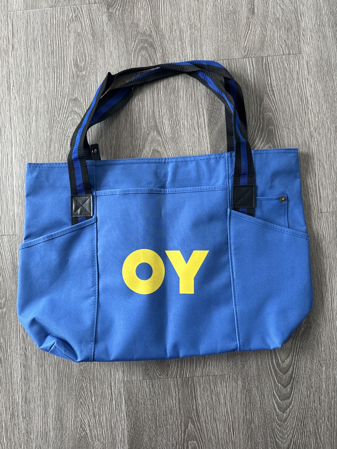Deborah Kass, OY/YO Tote Bag #freecycle