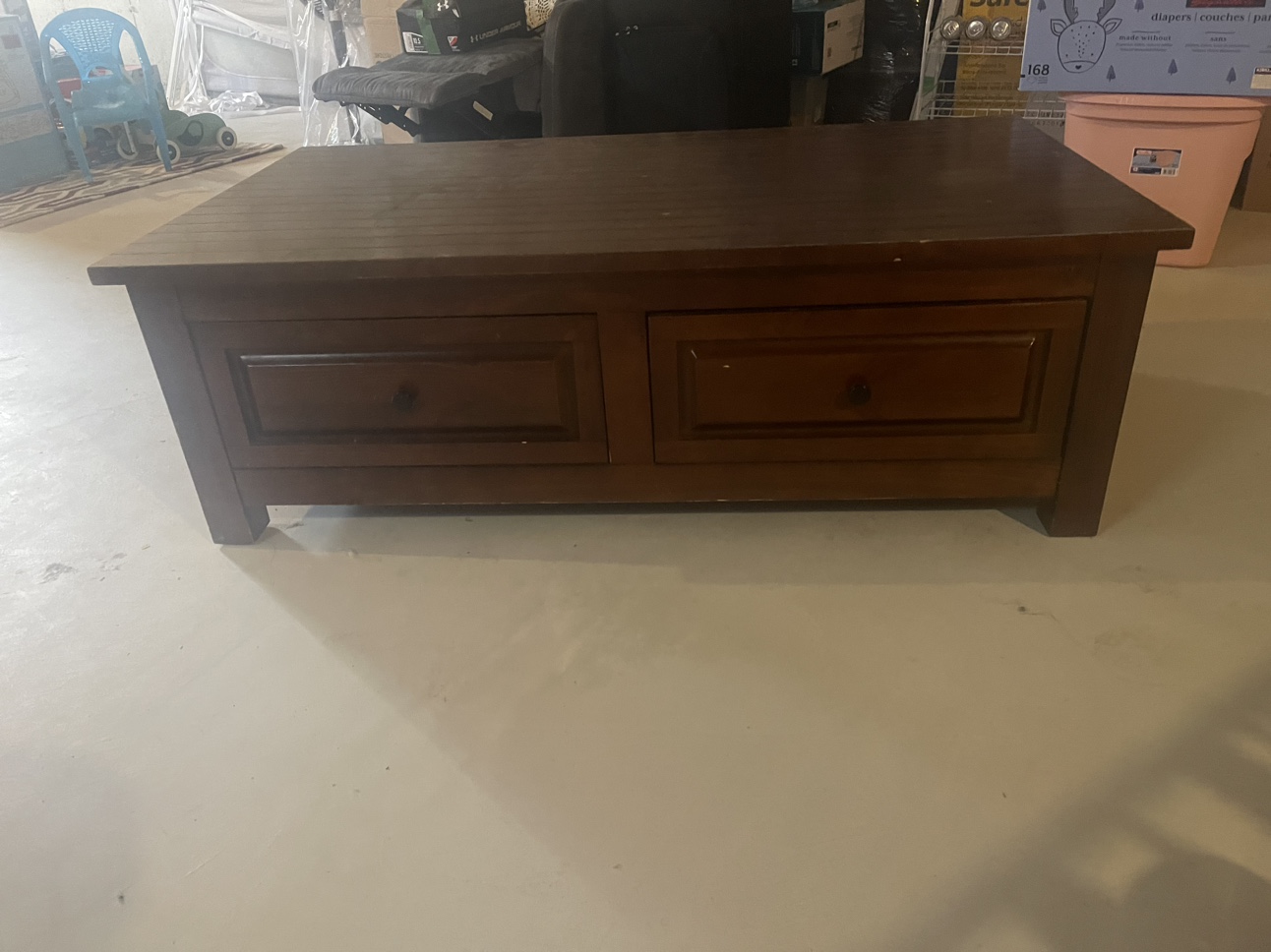 Coffee Table with Drawers - photo 5