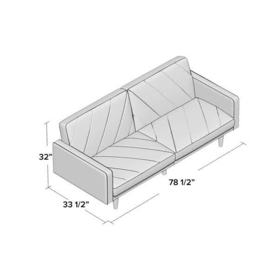 Futon Sofa Bed - photo 3