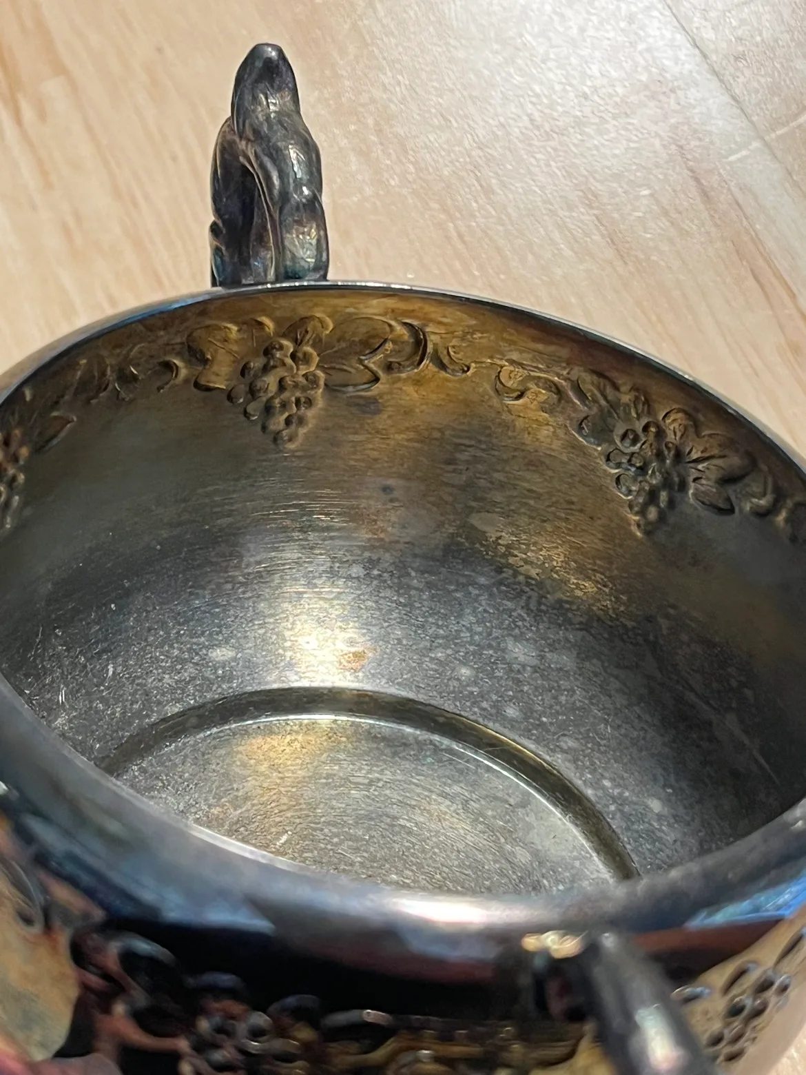 Viking Plate Silver Sugar Bowl image indicator(4)