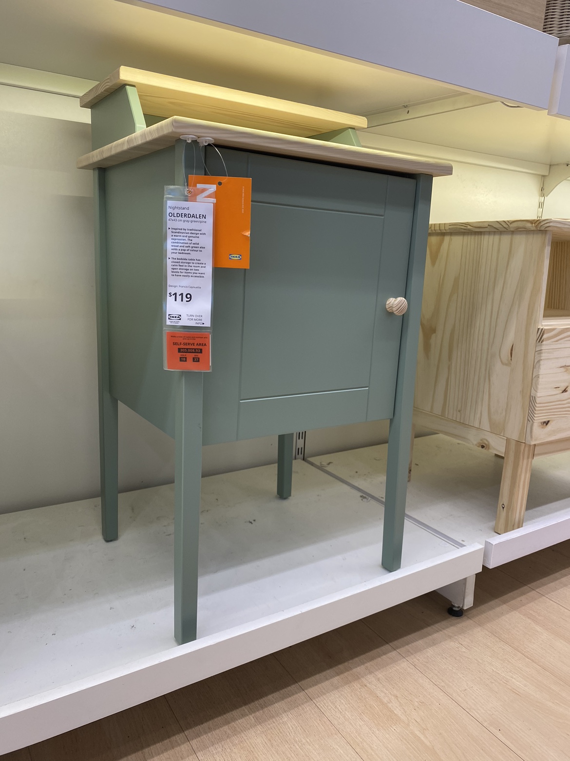 IKEA Olderdalen Nightstand | Karrot
