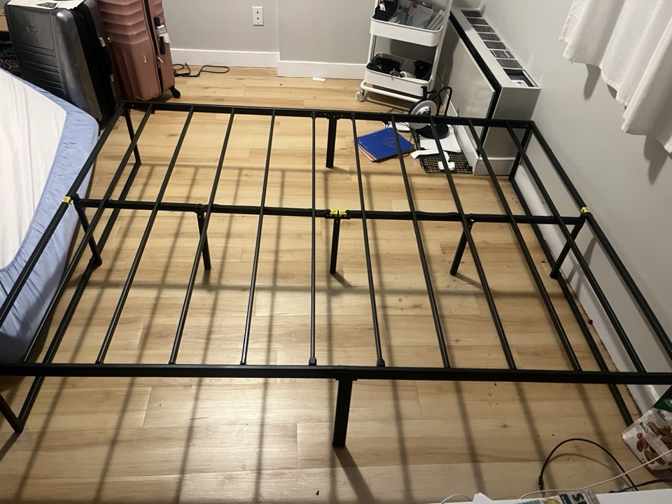 Black Metal Bed Frame - photo 3