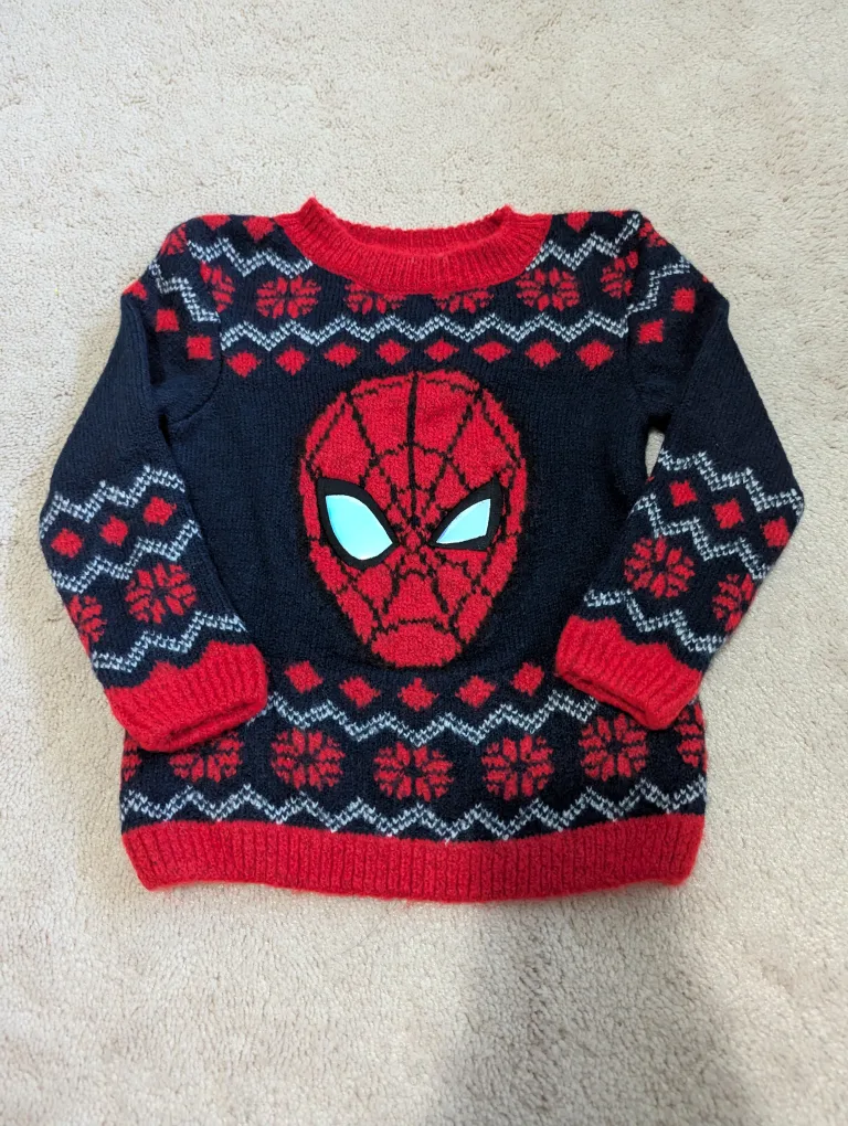Spiderman Christmas Sweater thumbnail