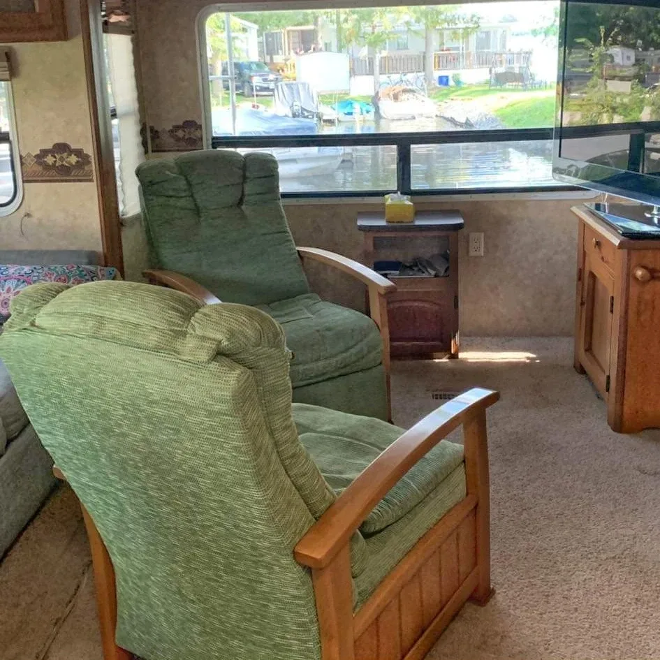 Recliner Chairs, Set of Two - Moving Sale thumbnail