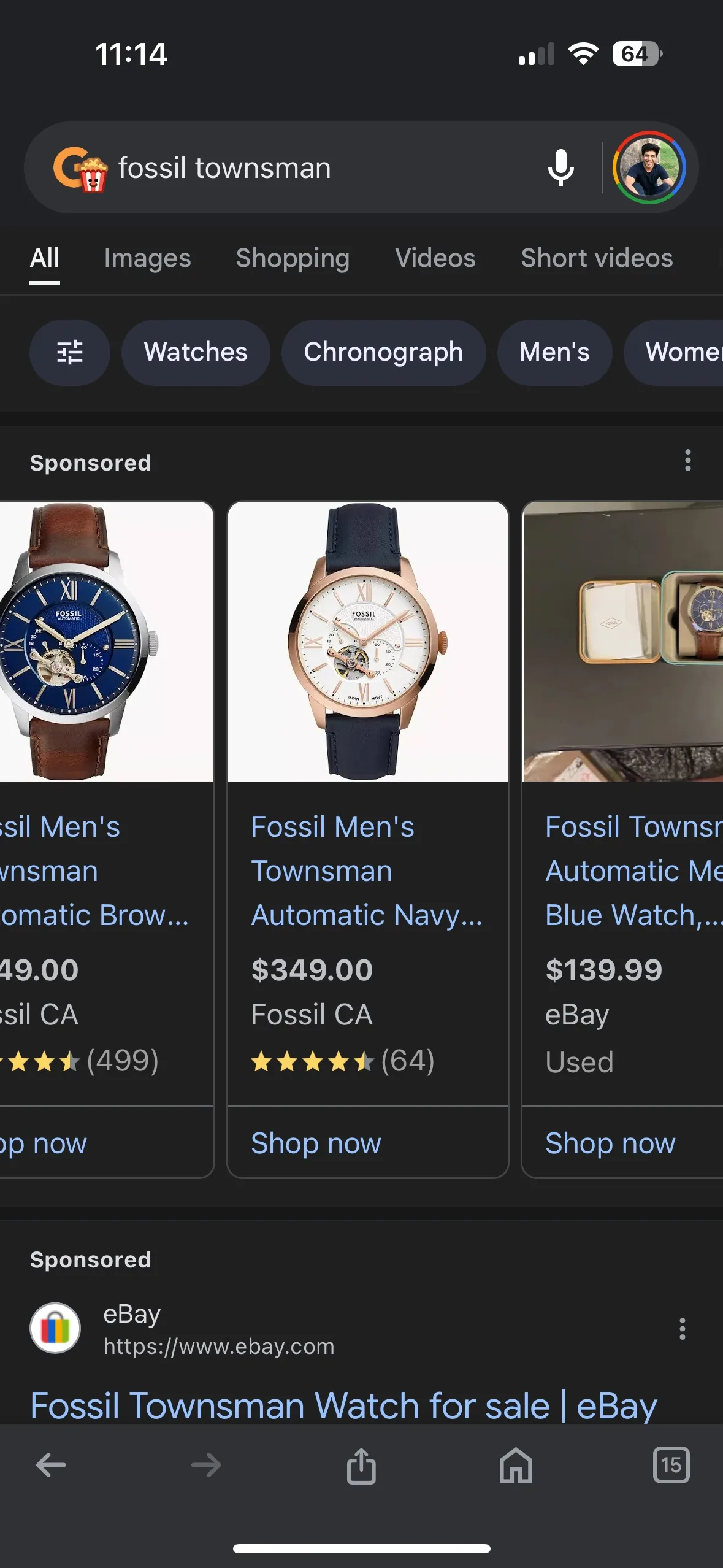 Fossil Townsman Open Heart Automatic Watch - rose gold image indicator(6)