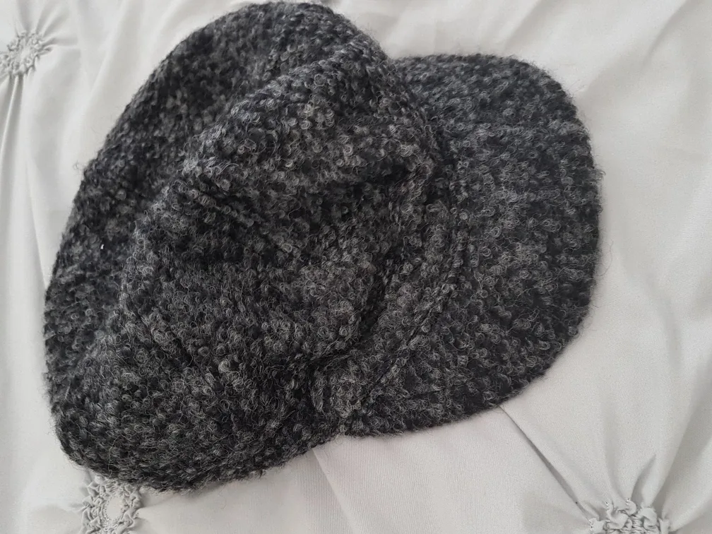 Poor boy hat Grey Fuzzy Hat image indicator(2)