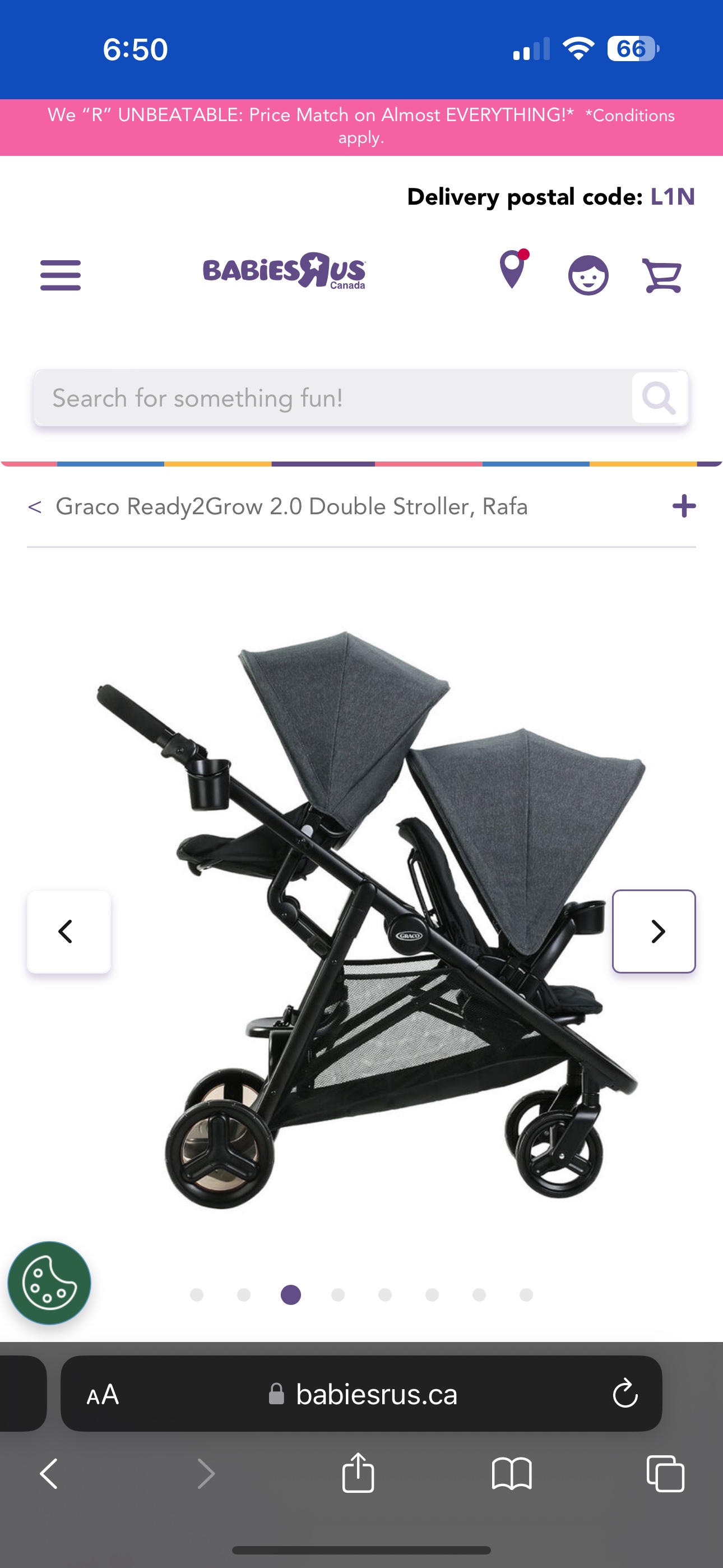 Graco Ready2Grow 2.0 Double Stroller - photo 2