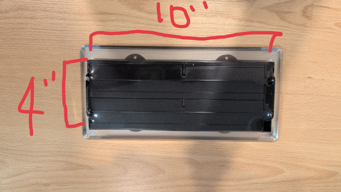 3 Floor Register Vents - 4" x 10" - Brushed Nickel - photo 4