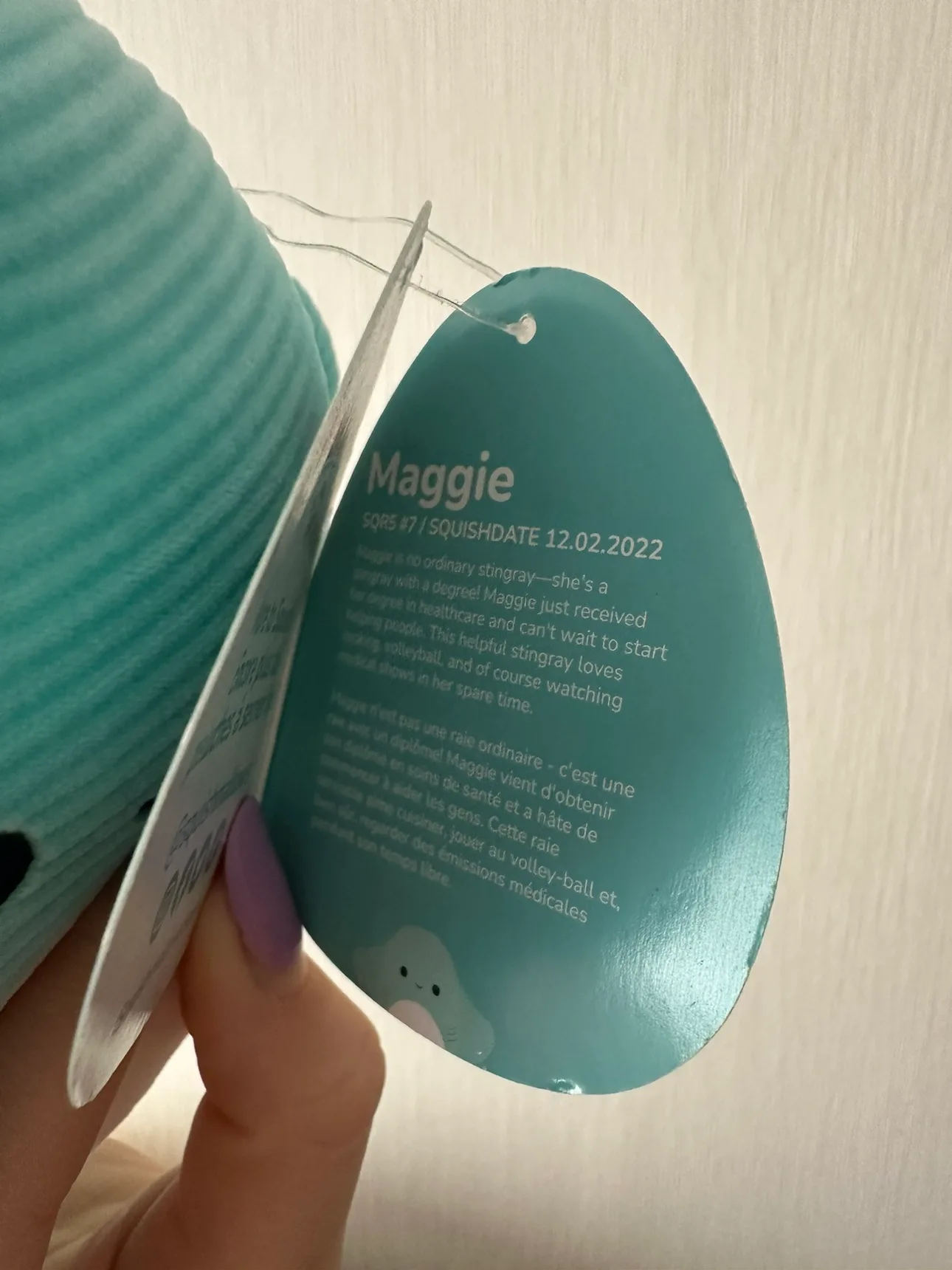 🥕 Day 3: Brand new Maggie the cute Stingray Squishmallow image indicator(4)