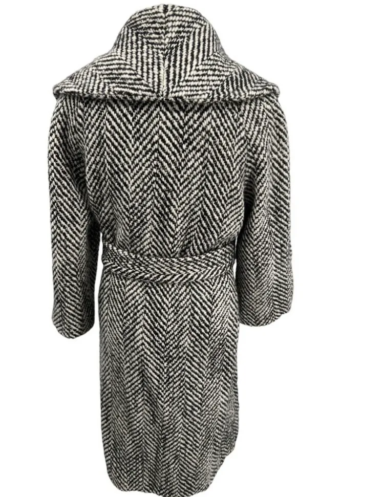 Escada Belted Mohair /Wool Blend Coat Size 46 US Large image indicator(10)