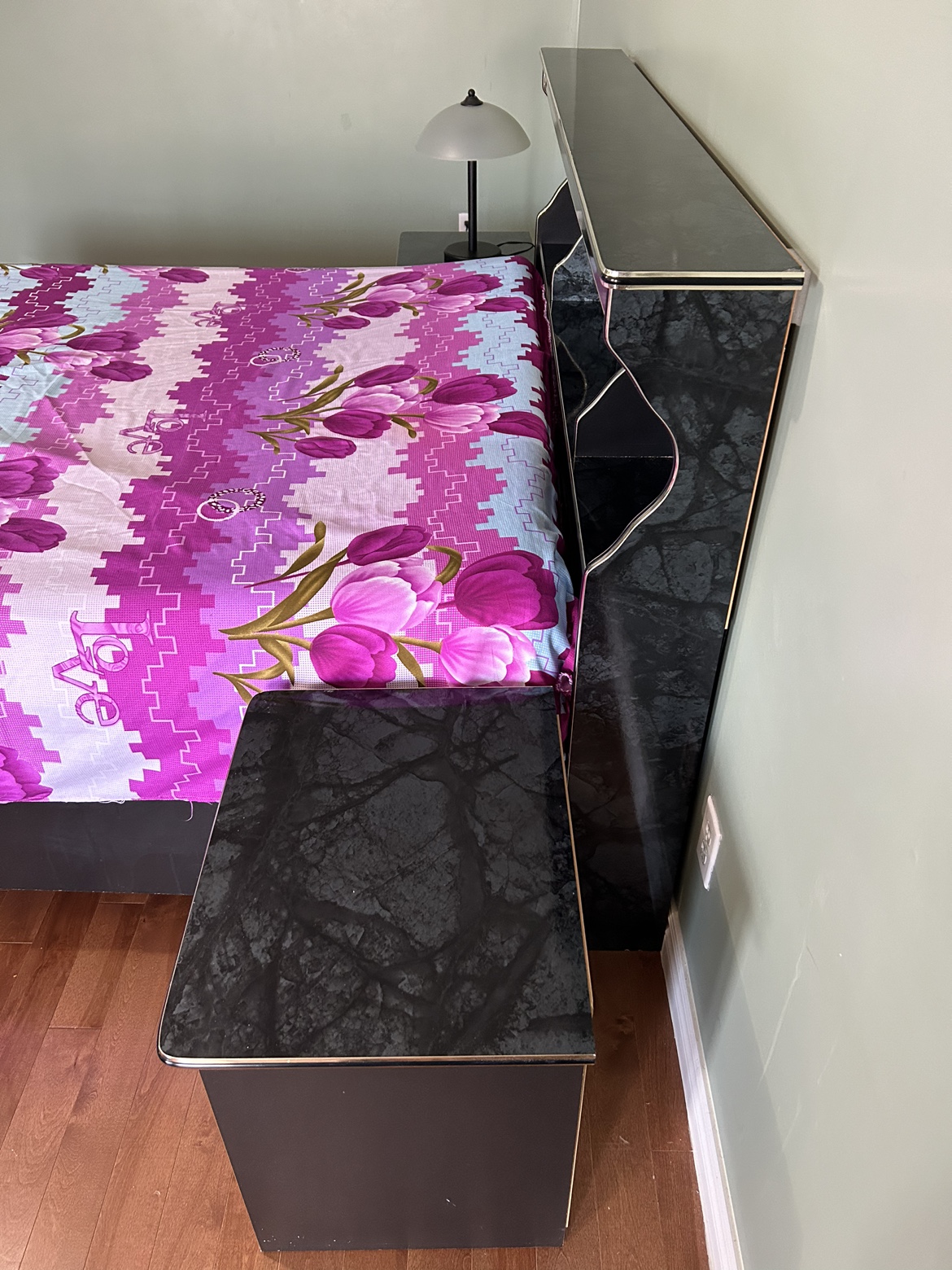 Queen size Black Bedroom Set - photo 4