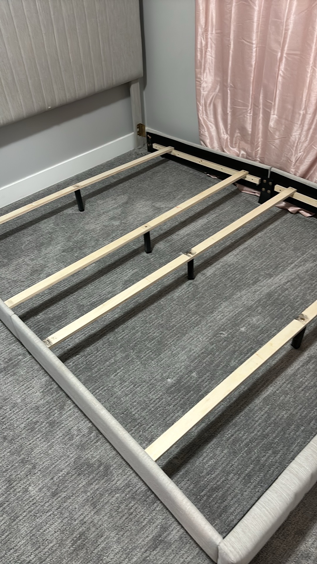 Queen Size Upholstered Bed Frame - photo 2