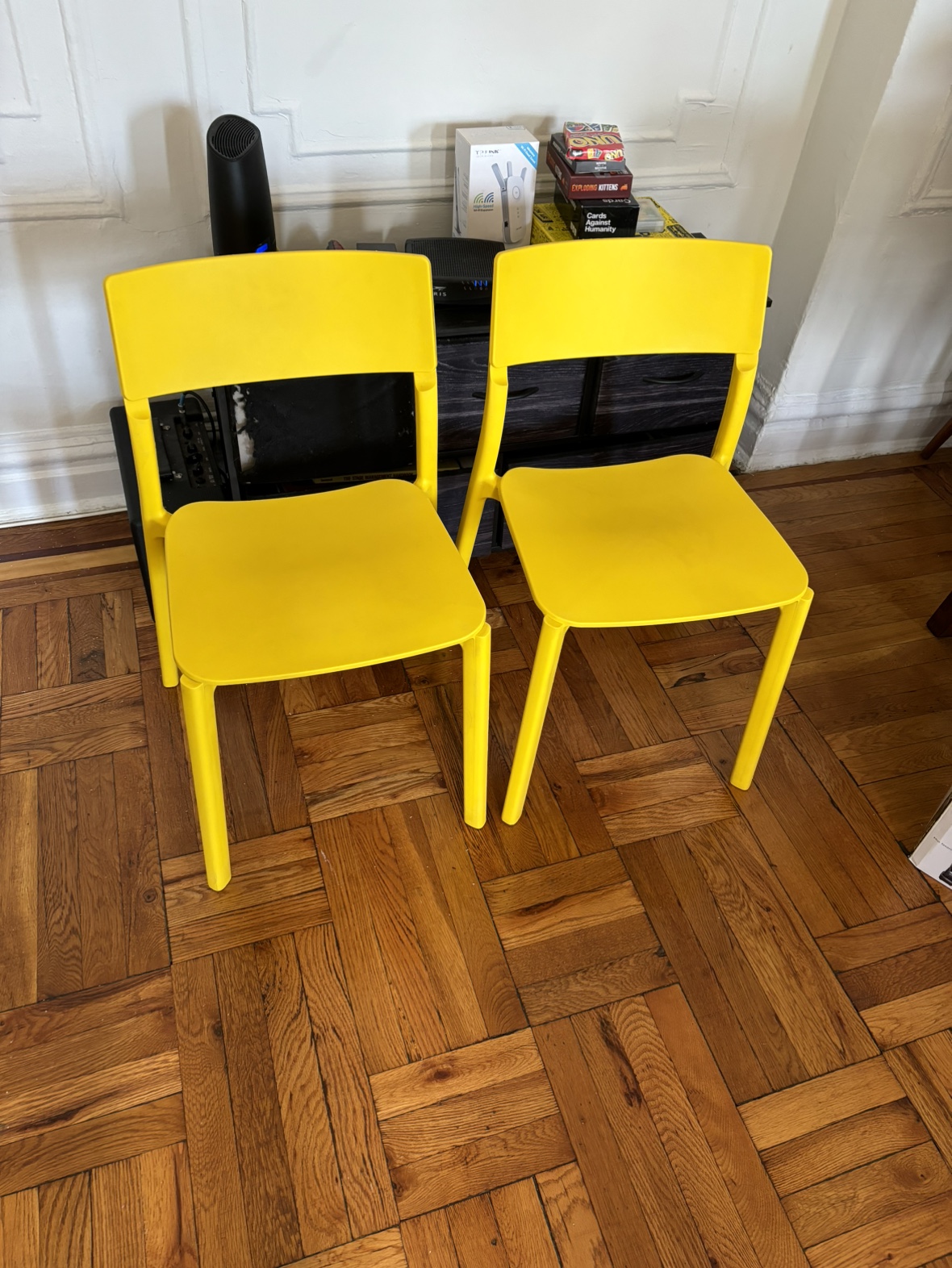 🧡Set of 2 Yellow Dining Chairs