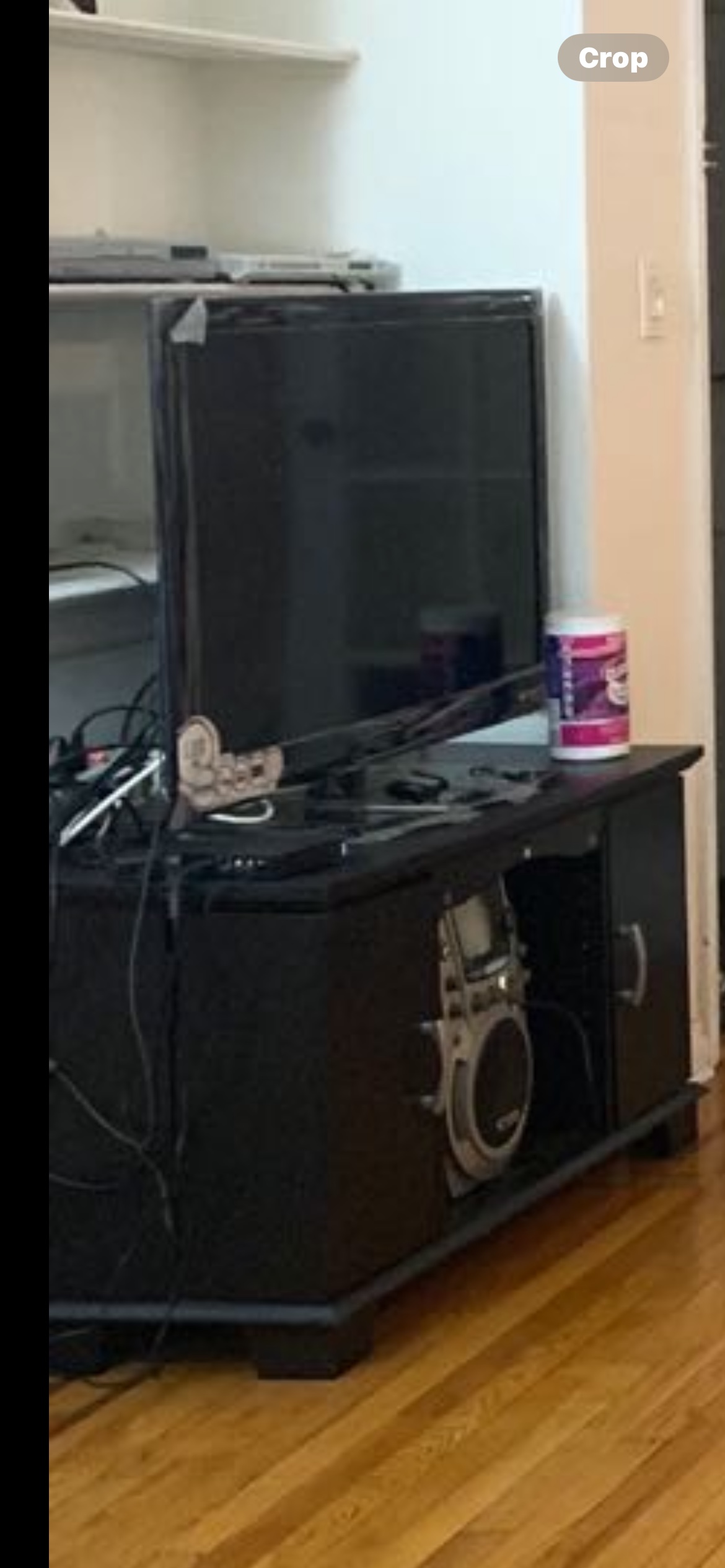 Black TV Stand fits 42 “ TV