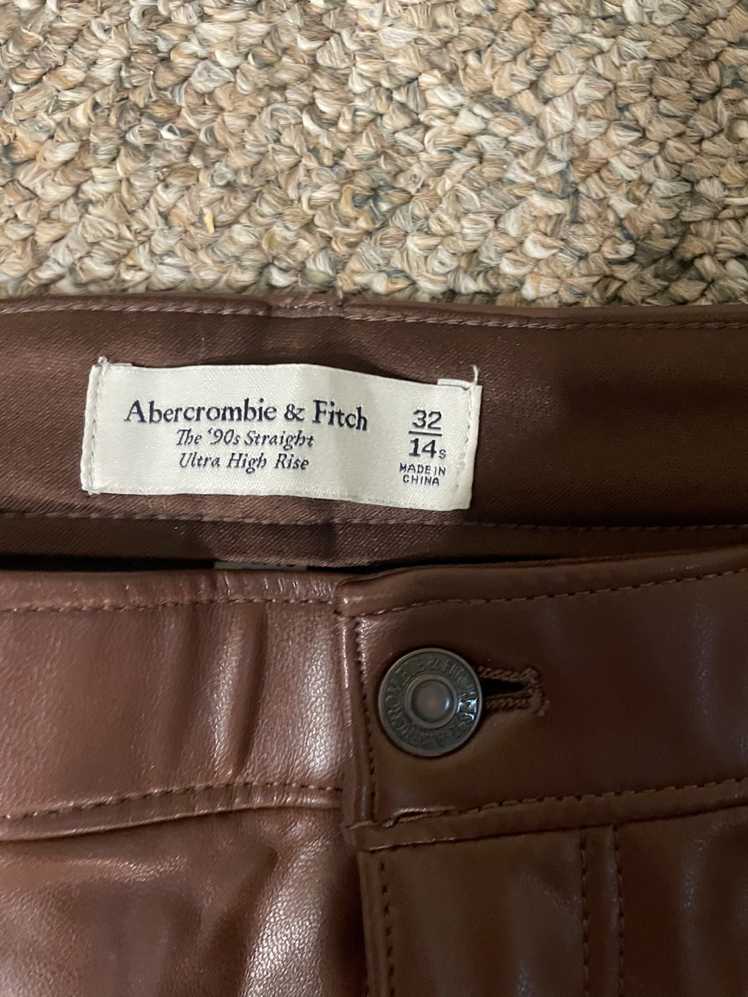 Abercrombie & Fitch Leather Pants