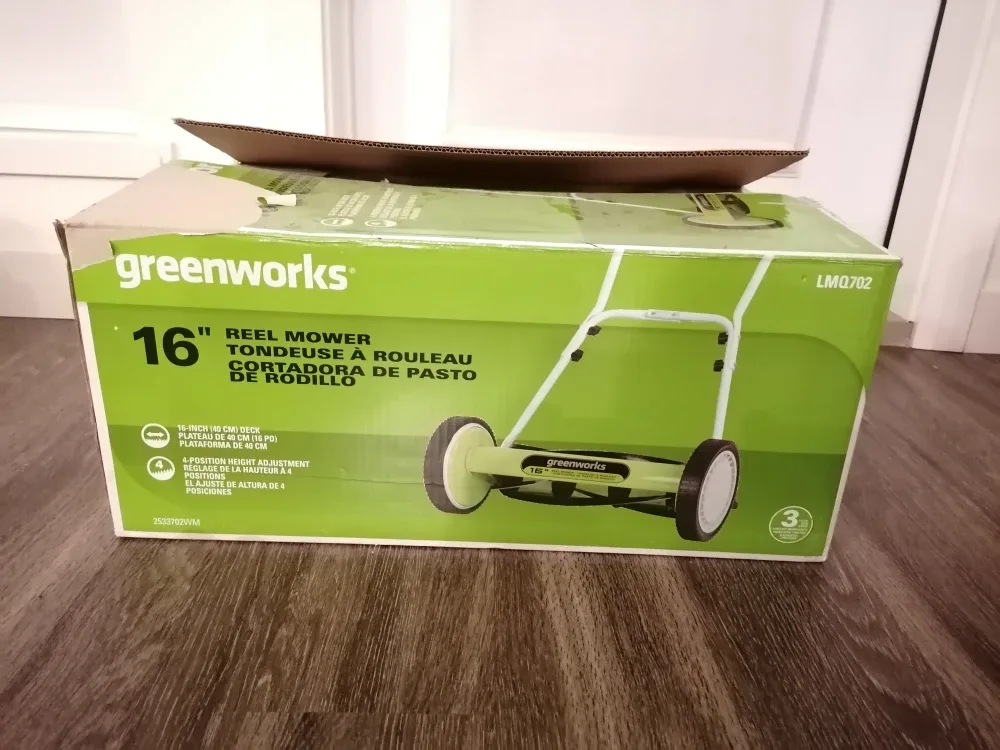 Greenworks 16" Reel Mower
