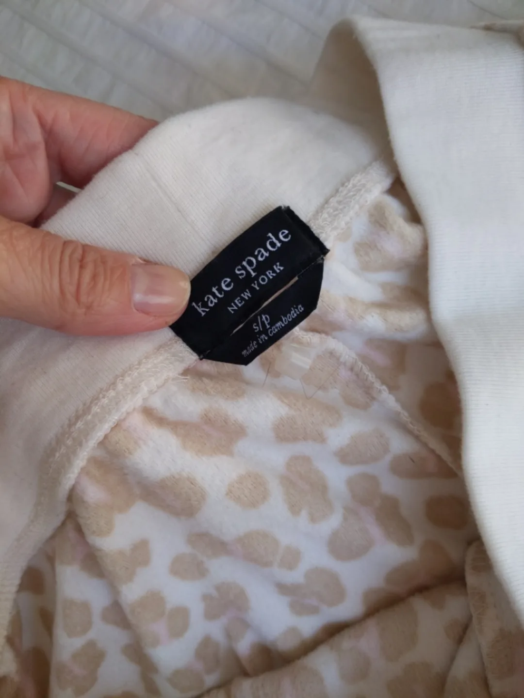 Kate Spade Fuzzy Soft Leopard pyjama PJ pants image indicator(3)