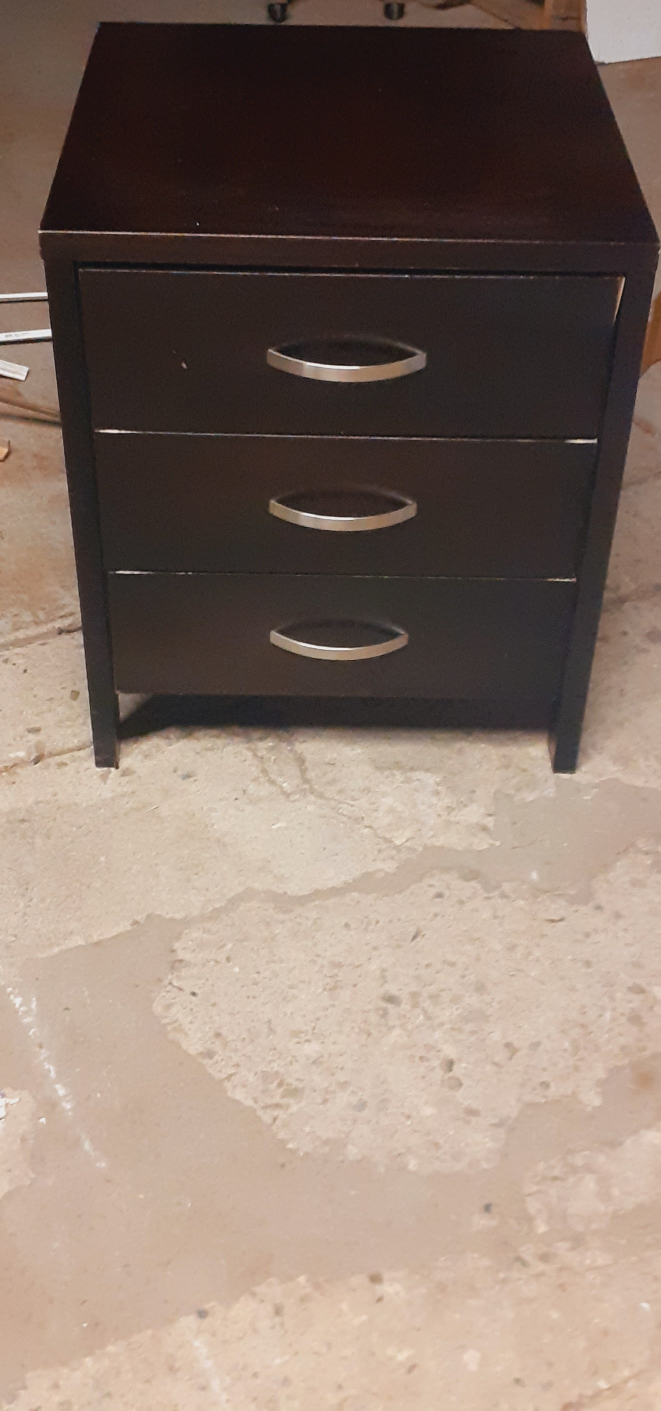 Three Drawer Nightstand