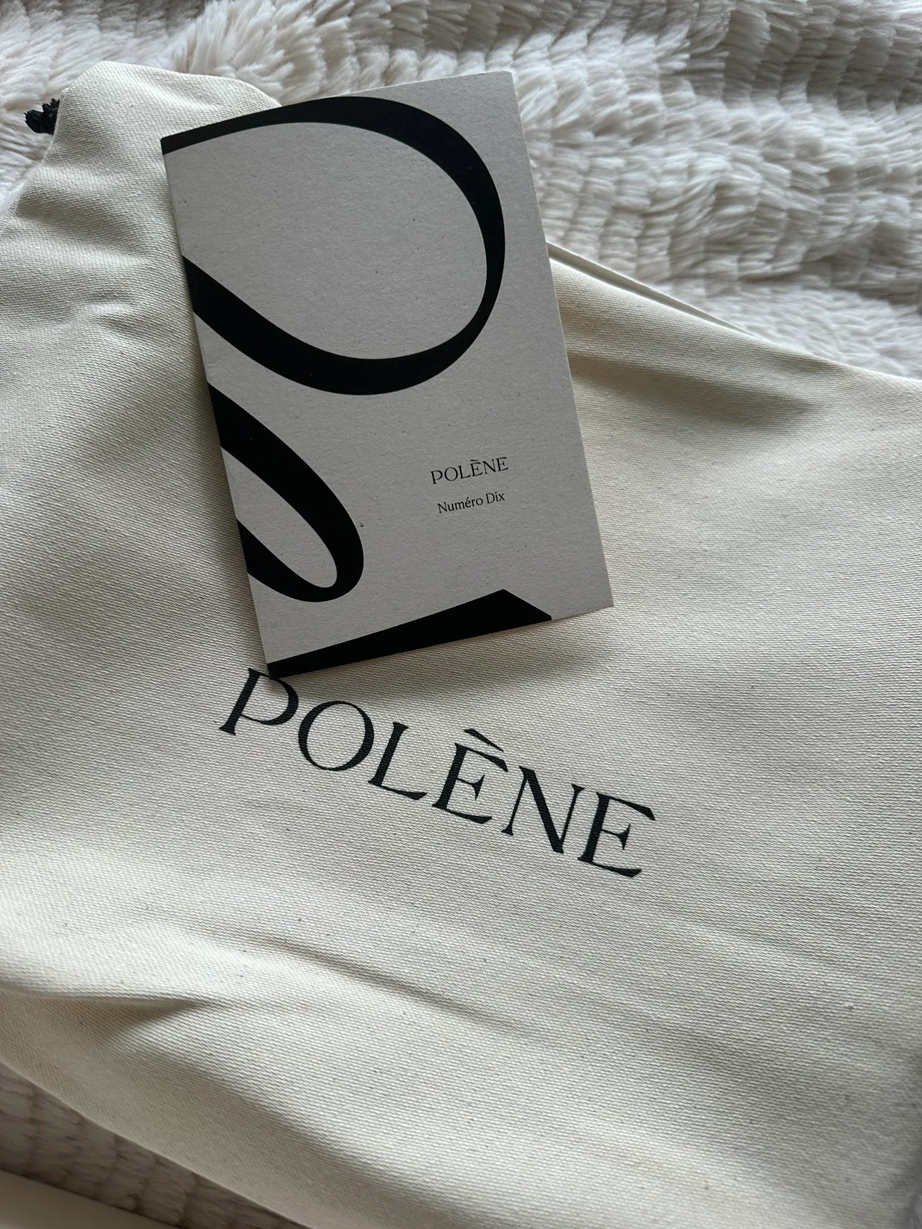 Polene Numero Dix Bag in Textured Camel image indicator(7)