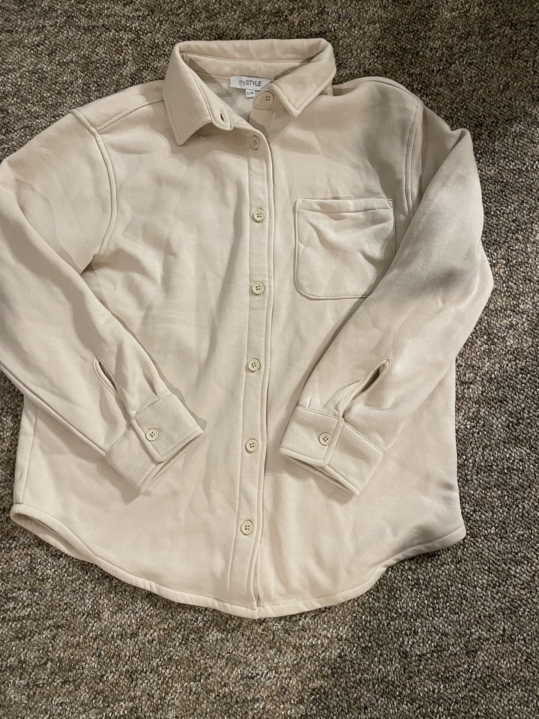 My Style Button Up Shirt Jacket
