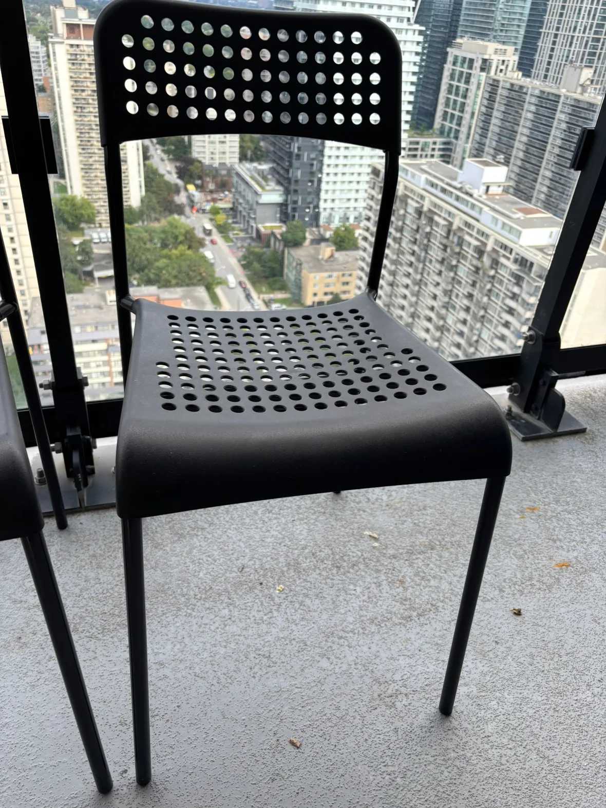 Set of 2 Black IKEA Chairs image indicator(4)