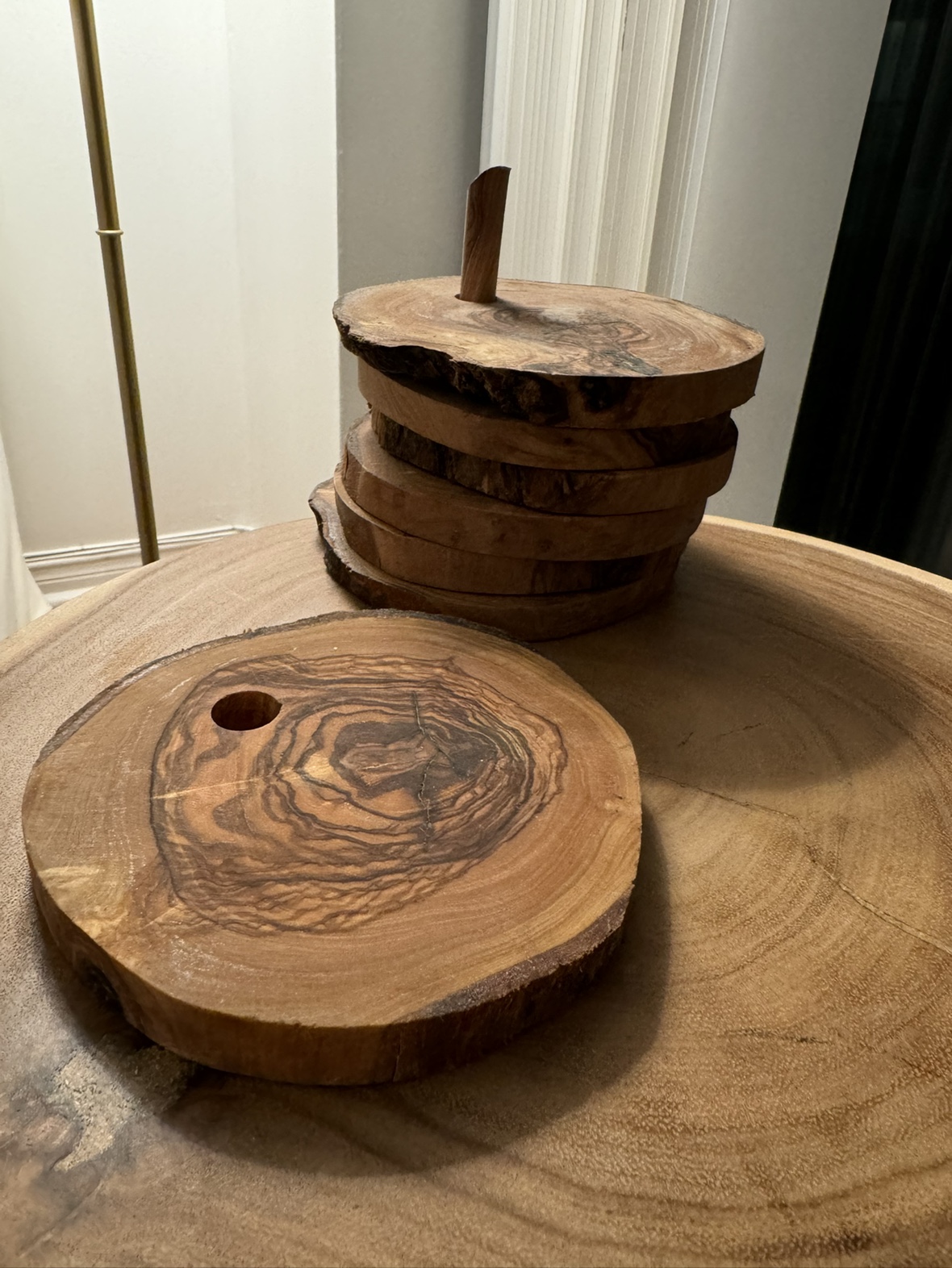 Set of 6 Wooden Coasters