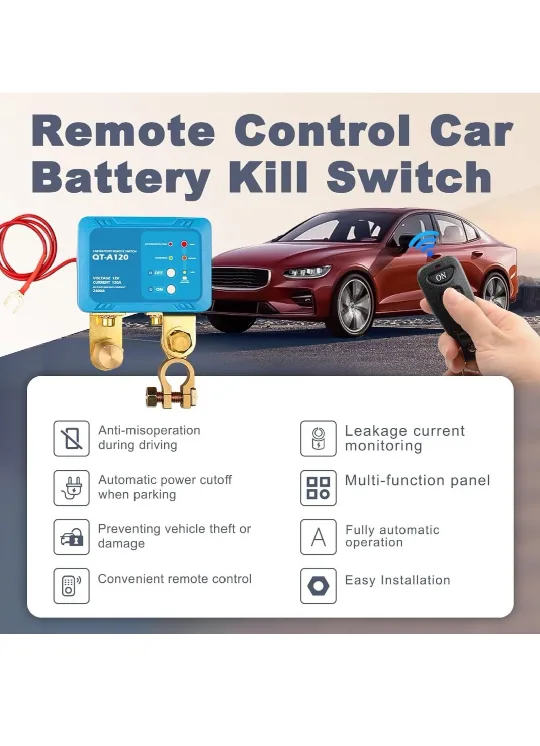 Car Battery Remote Switch image indicator(2)