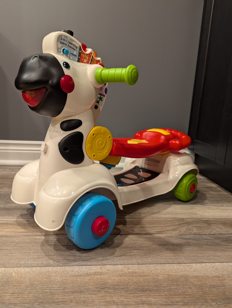 VTech 3-in-1 Learning Zebra Scooter