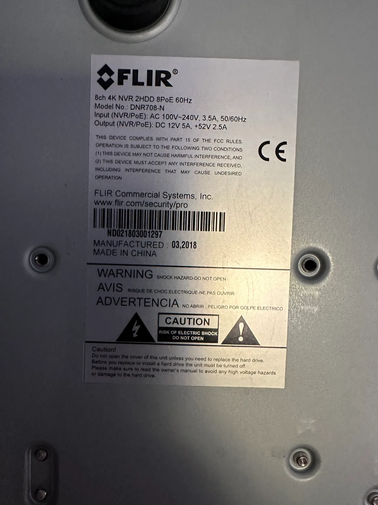 FLIR 4K NVR Security System image indicator(3)