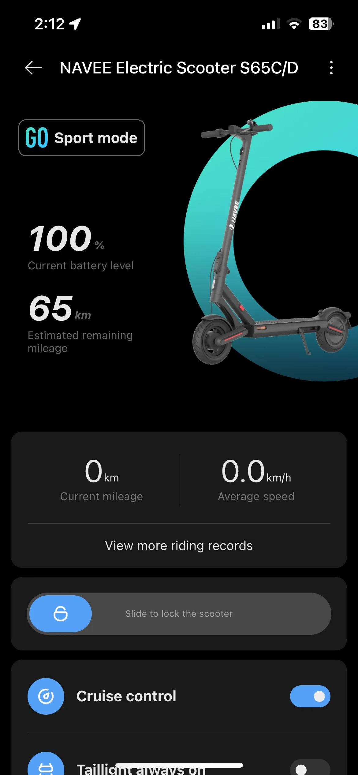 NAVEE S65c Electric Scooter🧡 image indicator(4)