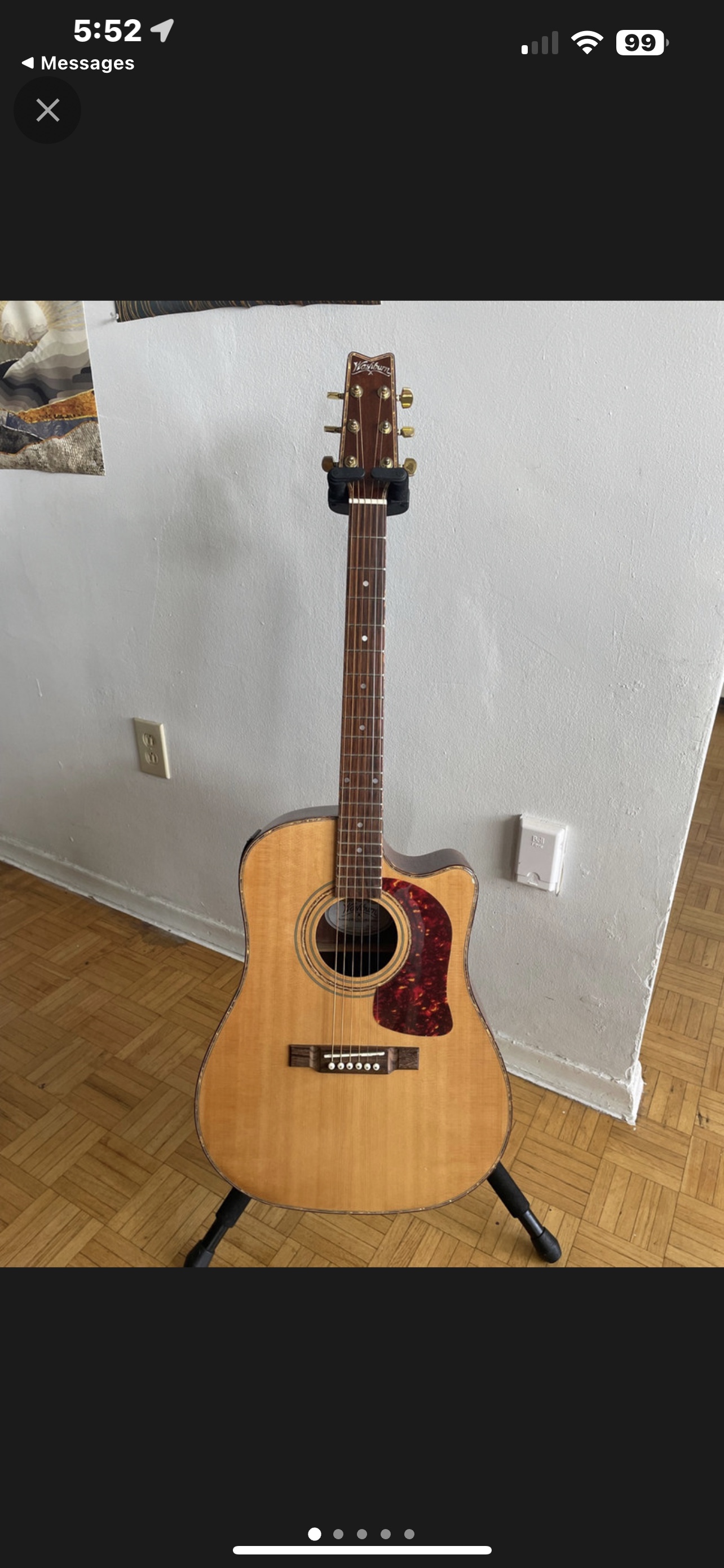 Washburn Acoustic Guitar electric