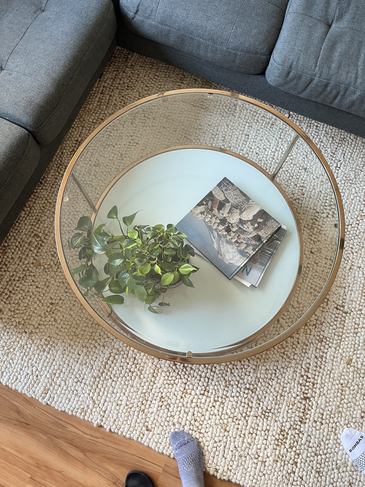 Round Glass Coffee Table