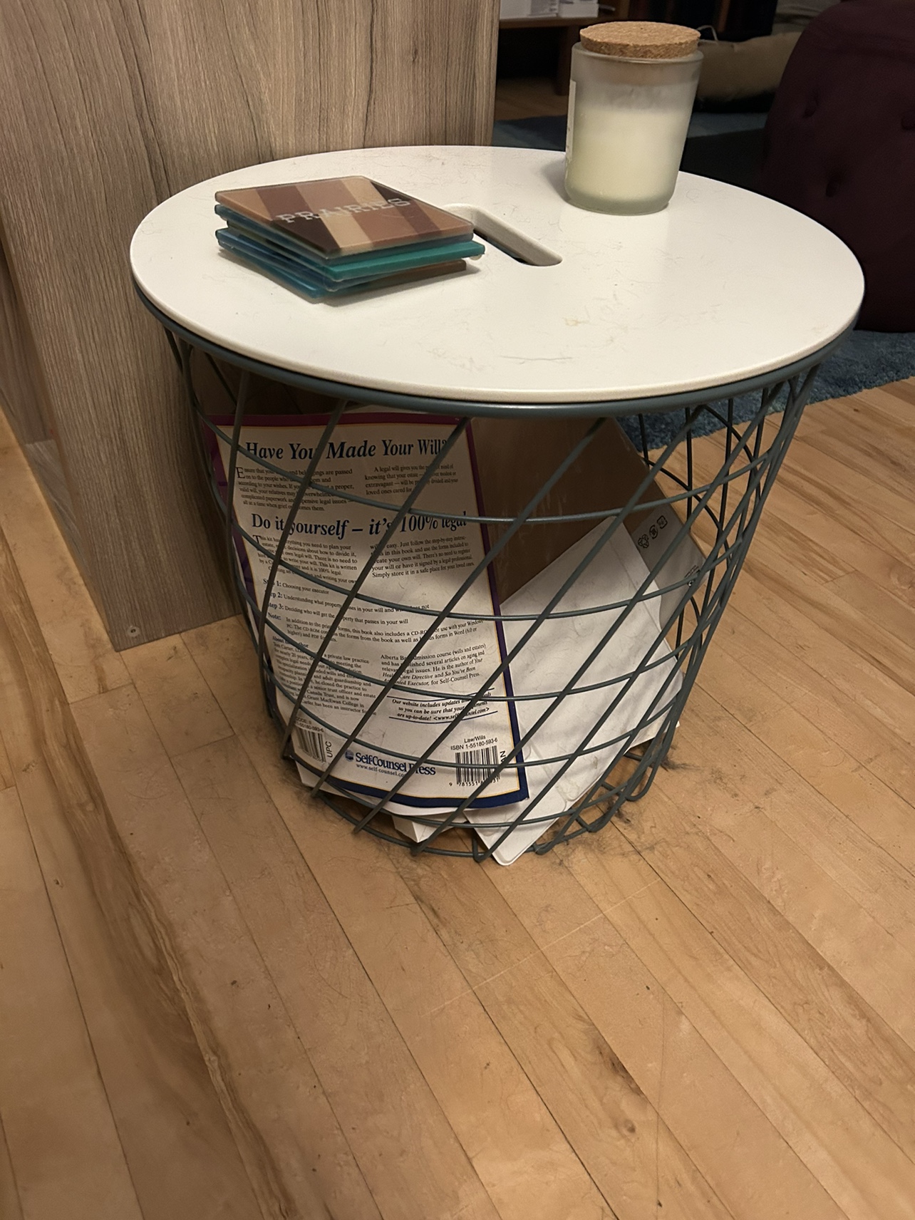 End Table with Storage in Exchange District
