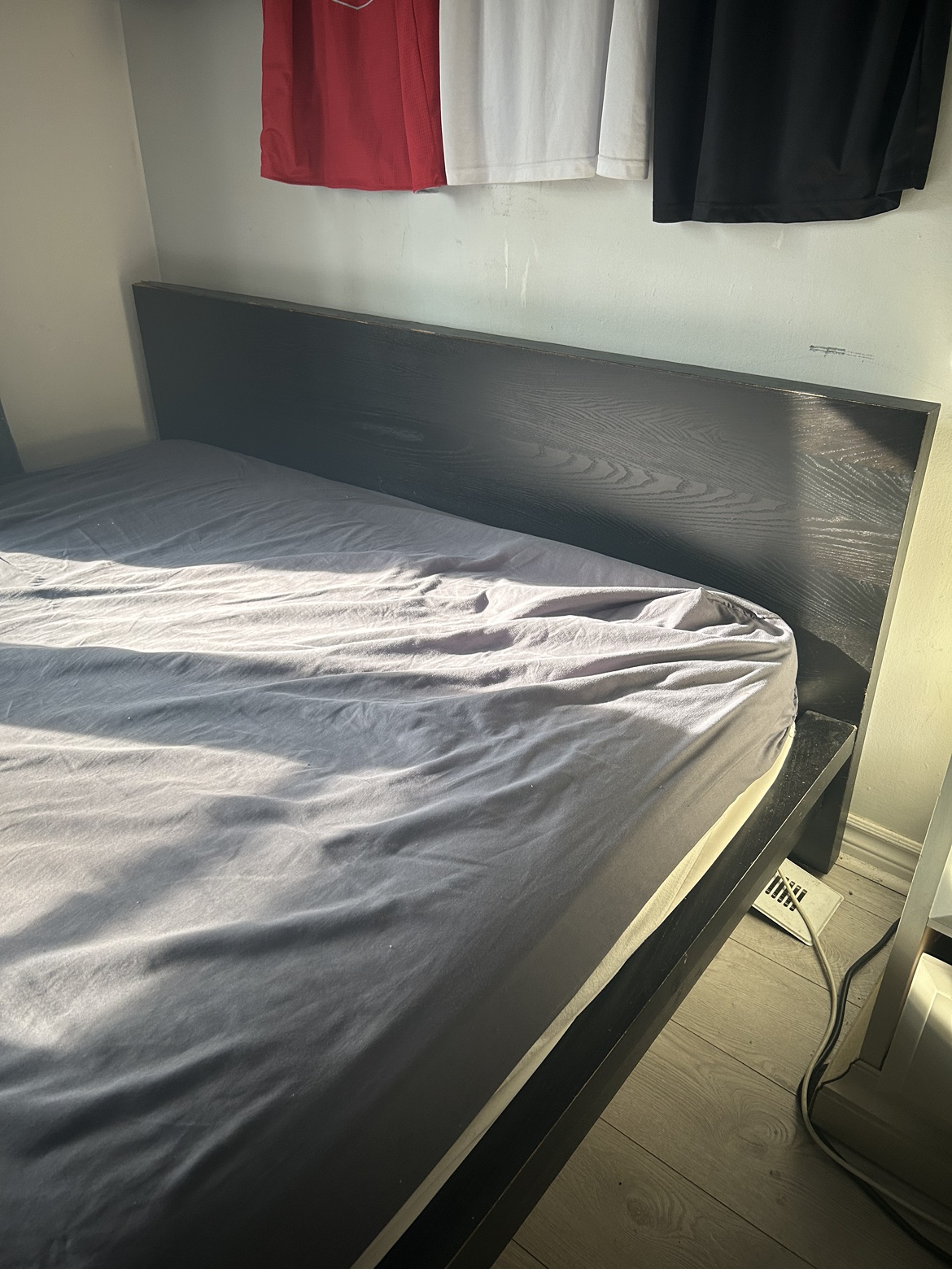 Queen Bed Frame and mattress